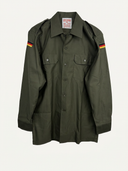 Giacca camicia  verde militare originale tedesca 90s (26g355) - M/L