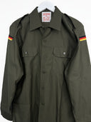 Giacca camicia  verde militare originale tedesca 90s (26g355) - M/L