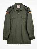 Giacca camicia  verde militare originale tedesca 90s (26g356) - M/L