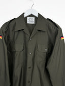 Giacca camicia  verde militare originale tedesca 90s (26g357) - M