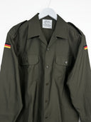 Giacca camicia  verde militare originale tedesca 90s (26g357) - M