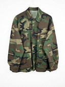 Giacca camicia verde militare originale USA anni 90 (26g358) - M