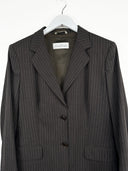Blazer Max Mara marrone gessato donna (26g35) - M/L