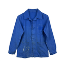 Giacca camicia blu da lavoro anni 80 (26g366) - M/L