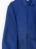 Giacca camicia blu da lavoro anni 80 (26g366) - M/L