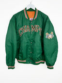 Giacca bomber verde Casucci anni 80 (26g374) - M/L