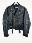 Giacca chiodo Schott in pelle nero (26g379) - 44/M-L