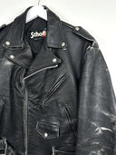 Giacca chiodo Schott in pelle nero (26g379) - 44/M-L