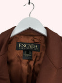 Blazer Escada rossa 100% lana oversize (26g37) - M