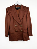 Blazer Escada rossa 100% lana oversize (26g37) - M