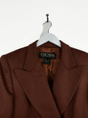 Blazer Escada rossa 100% lana oversize (26g37) - M