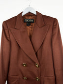 Blazer Escada rossa 100% lana oversize (26g37) - M