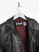 Giacca in pelle Schott marrone  (26g380) - M