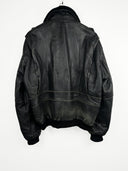 Giacca bomber in pelle Bomb Boogie nera (26g38) - XL