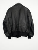 Giacca bomber Schott in pelle marrone scuro (26g65) - 52/L