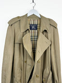 Trench Burberry doppiopetto beige con cintura (26g91) - M