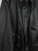 Giacca bomber Schott marrone in pelle (26g98) - 48/L
