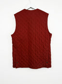 Gilet rosso trapuntato Burberry (26gt02) - M