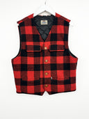 Gilet Levi's rosso a scacchi 80s (26gt24) - M