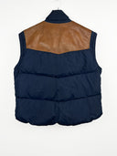 Gilet Schott imbottito pelle piumino 90s (26gt26) - L