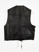 Gilet Schott marrone stile western anni 80 (26gt29) - XL
