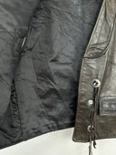 Gilet Schott marrone stile western anni 80 (26gt29) - XL