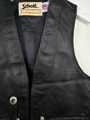 Gilet in pelle Schott Western 80s (26gt30) - M