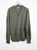 Maglione cardigan Lacoste grigio misto lana (26m05) - XL