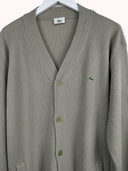 Maglione cardigan Lacoste grigio misto lana (26m05) - XL