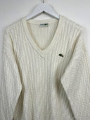 Maglione bianco Chemise Lacoste 80s (26m10) - M