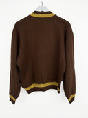 Cardigan in misto lana marrone 80s  (26m13) - S