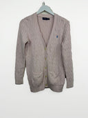 Maglione cardigan Ralph Lauren rosa donna (26m15) - XL