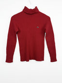 Maglione dolcevita Lacoste rosso donna (26m16) - XS