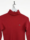 Maglione dolcevita Lacoste rosso donna (26m16) - XS