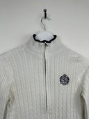 Maglione cardigan Ralph Lauren bianco donna (26m17) - M