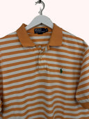 Polo arancione a righe Ralph Lauren (26p02) - XL