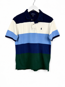 Polo Ralph Lauren verde blu a strisce (26p22) - S