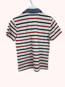 Polo Ralph Lauren bianca rossa a righe donna (26p36) - XS