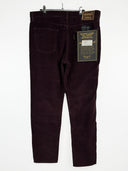 Pantaloni Avirex bordeaux a costine deadstock 90s (26pa38) -52