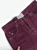 Pantaloni Avirex bordeaux a costine deadstock 90s (26pa38) -52