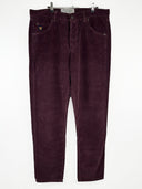 Pantaloni Avirex bordeaux a costine deadstock 90s (26pa38) -52