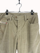 Pantalone Diesel beige a costine anni 00  - 44
