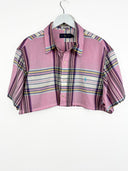 Completo camicia + gonna Ralph Lauren rosa  a quadri (2607) - XS