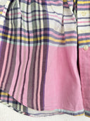 Completo camicia + gonna Ralph Lauren rosa  a quadri (2607) - XS
