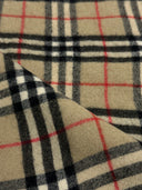 Sciarpa Burberry marrone nera in lana (26sc01)