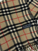 Sciarpa Burberry marrone nera in lana (26sc01)