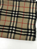 Sciarpa Burberry marrone nera in lana (26sc01)