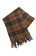 Sciarpa foulard Burberry cammello in lana (26sc02)