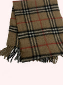 Sciarpa foulard Burberry cammello in lana (26sc02)
