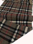 Sciarpa Burberry grigia marrone in lana (26sc07)